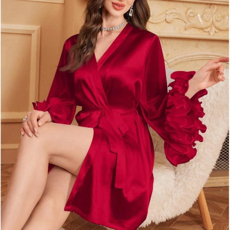 لانجري شبك مثيرة | فساتين نوم مثير شفاف من الدانتيل والشبك للإغراء (للنساء)